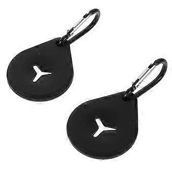 Dog Poop Bag Holder Silicone Clip for Easy Waste Bag Carry 2Pcs