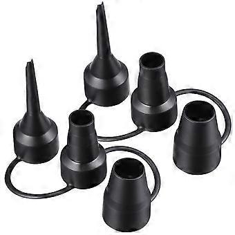 Ersatzdüsenadapter für Luftpumpen (6er-Set, Kunststoff)
