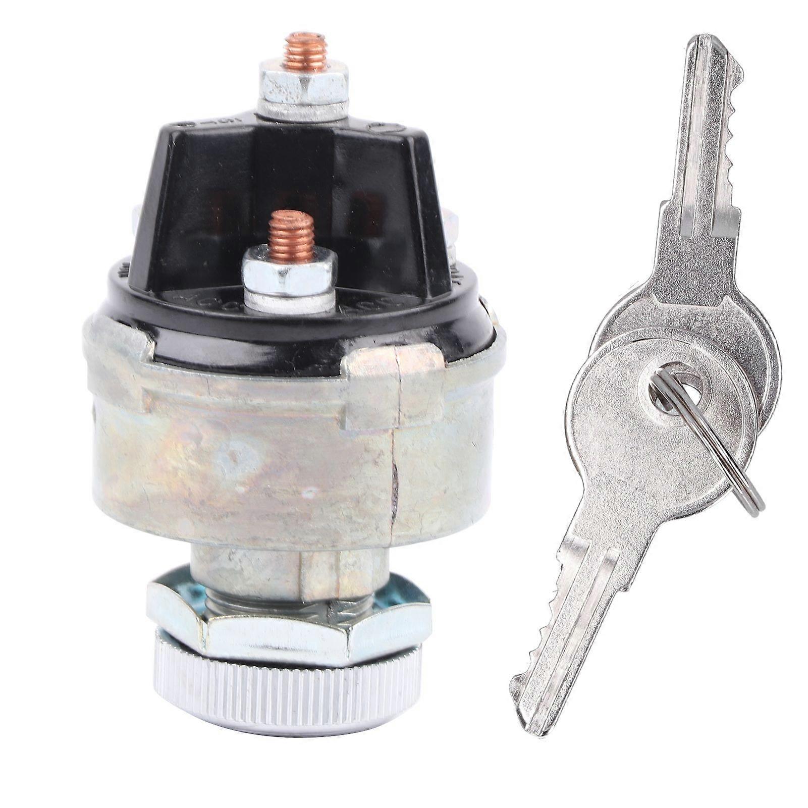 Universal Ignition Starter Switch Replacement Barrel Lock Controls KS6180 W/2 Keys
