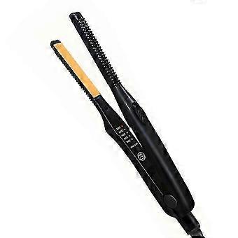 Mini piastra per capelli per capelli corti e bordi, piastre sottili con tecnologia ionica, design anti-pizzicamento per un uso facile e sicuro