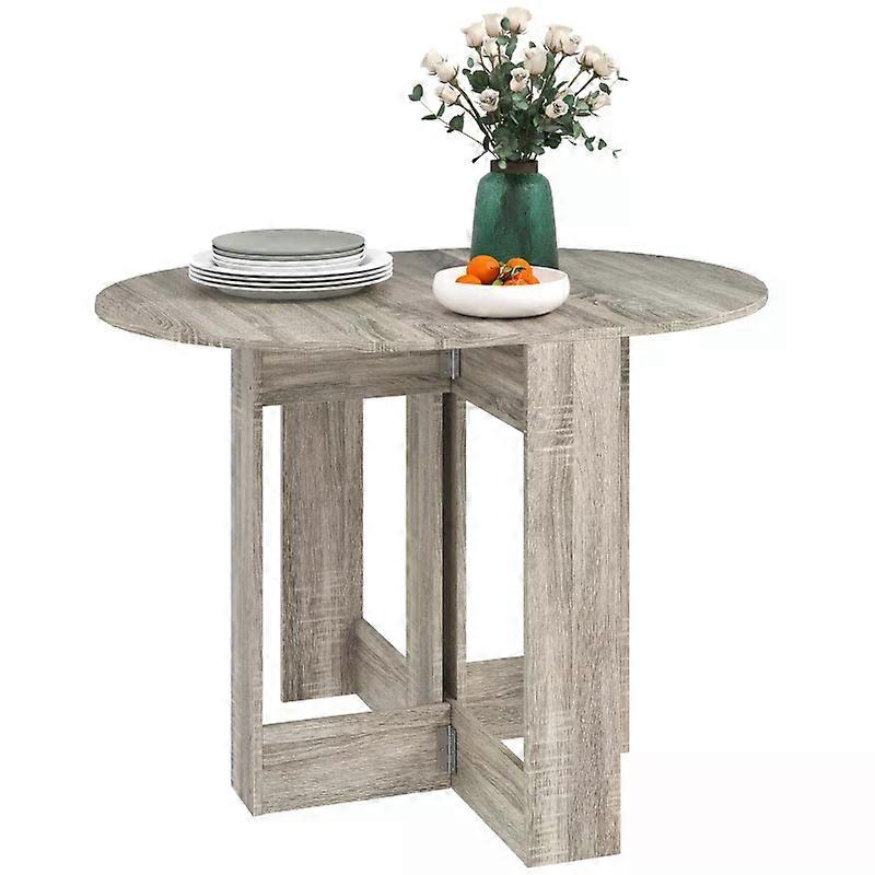 Modern Folding Table with Veneered Surface