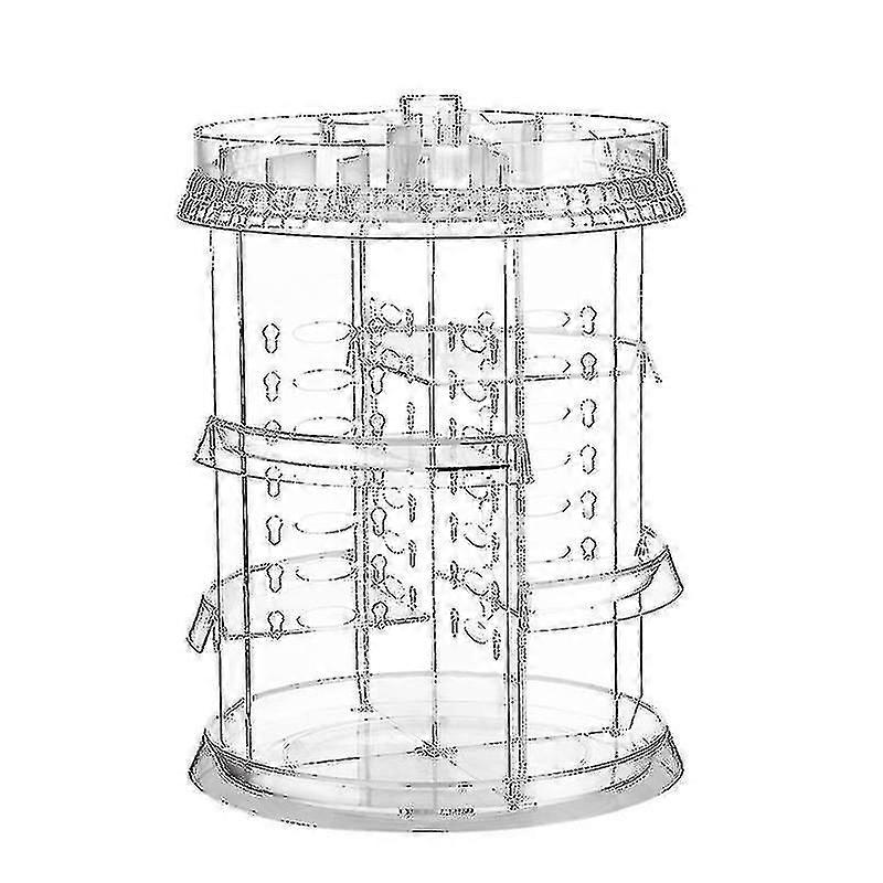 Rotating Crystal Cosmetic Storage Box