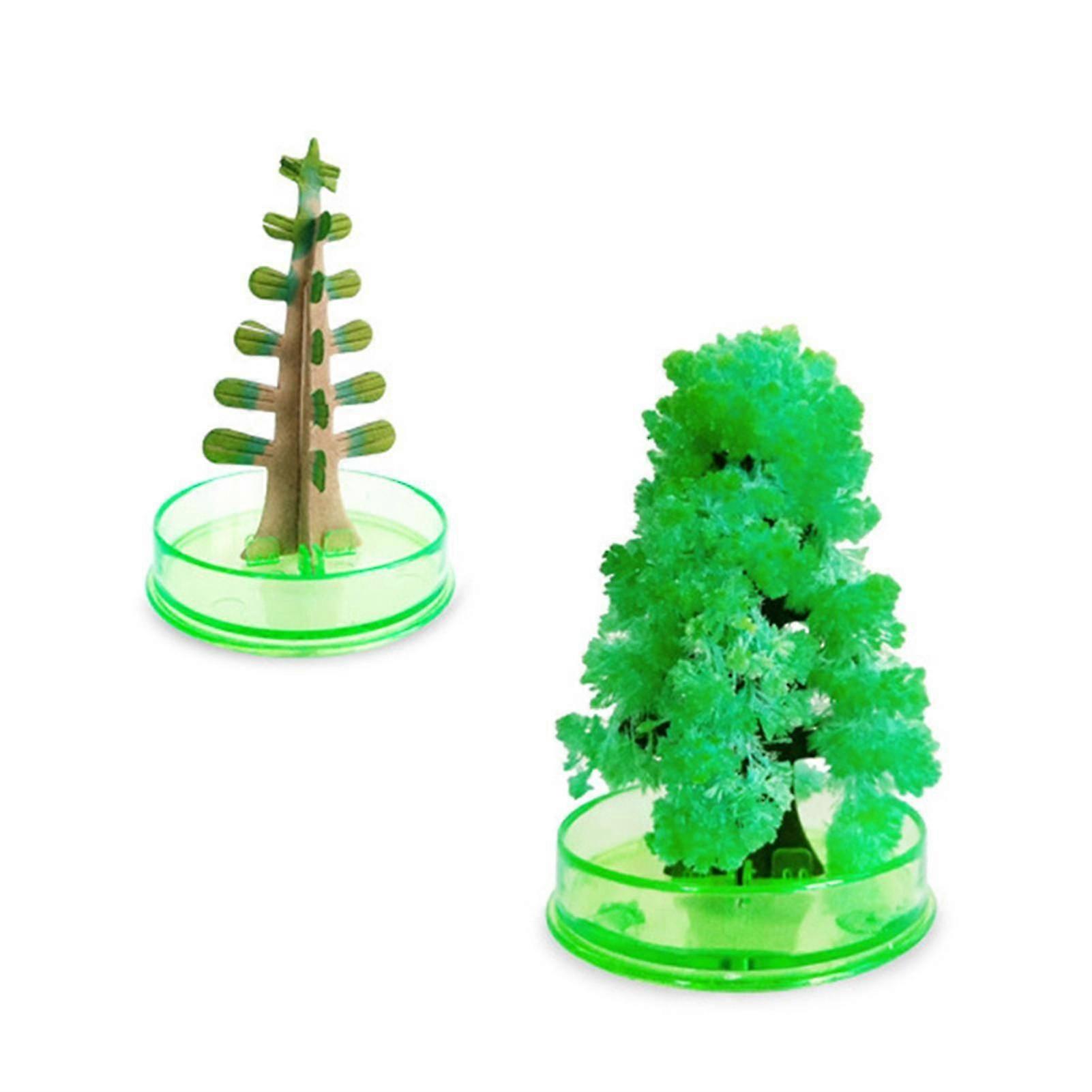 Crystallized Christmas Tree Interesting Romantic Growing Blossoming