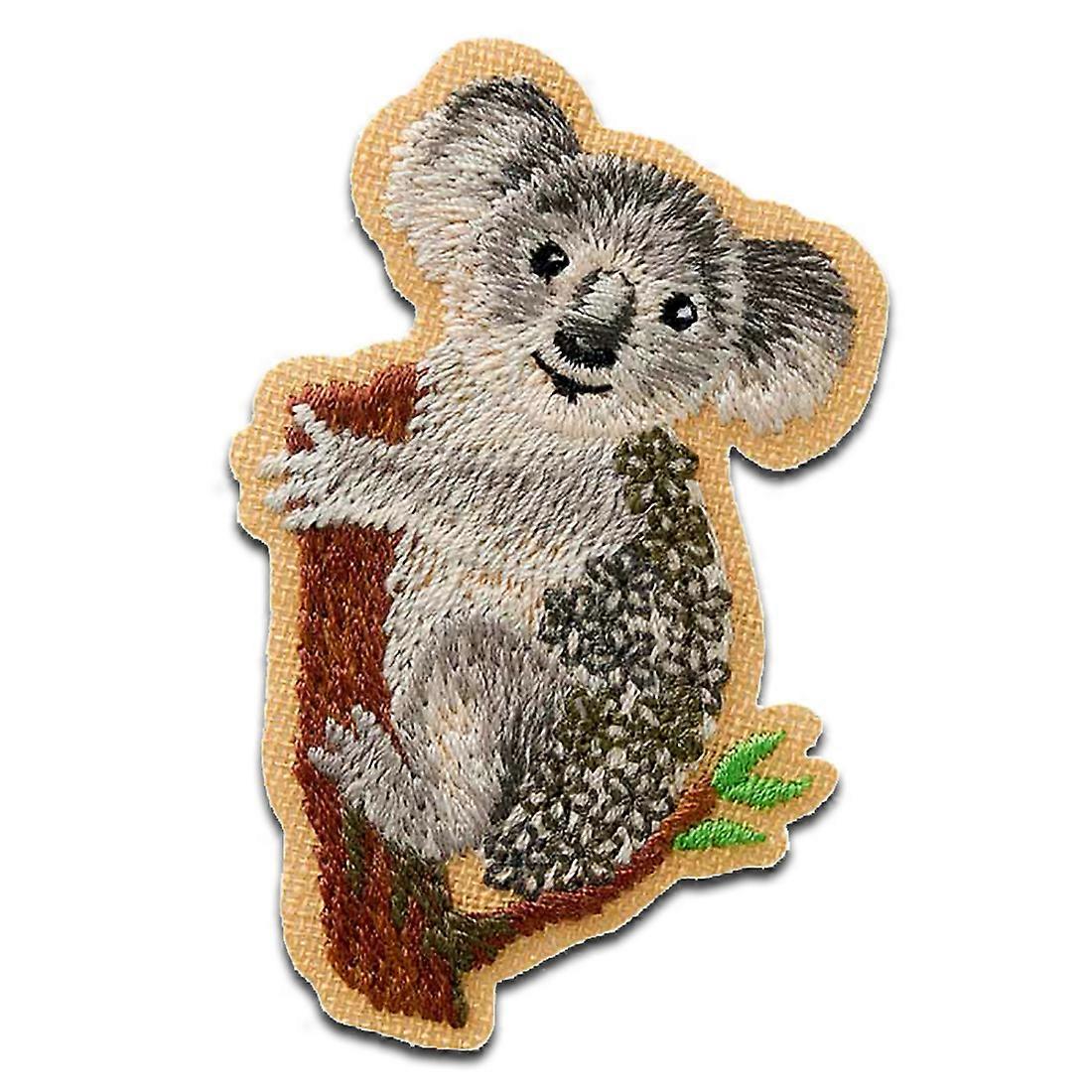 Koala Animal - Patch, Iron-on patch, Iron on, Size: 6 x 4 cm