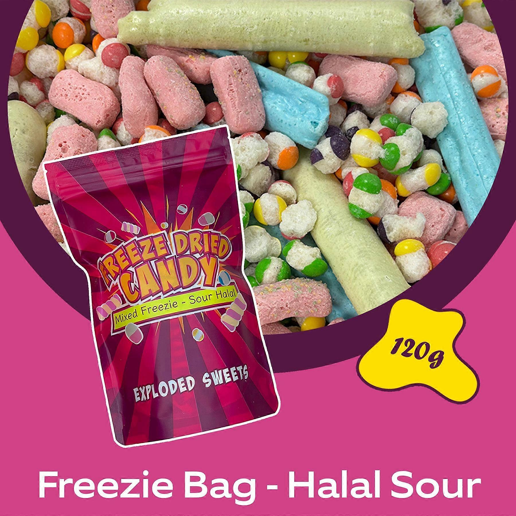 Freezie Bag - Halal Sour | Exploded Sweets