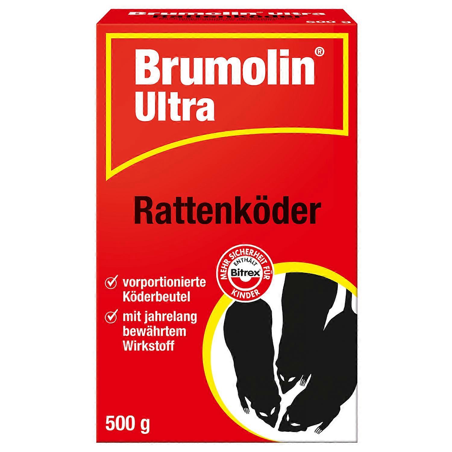 BRUMOLIN® Ultra Rattenköder, 500 g