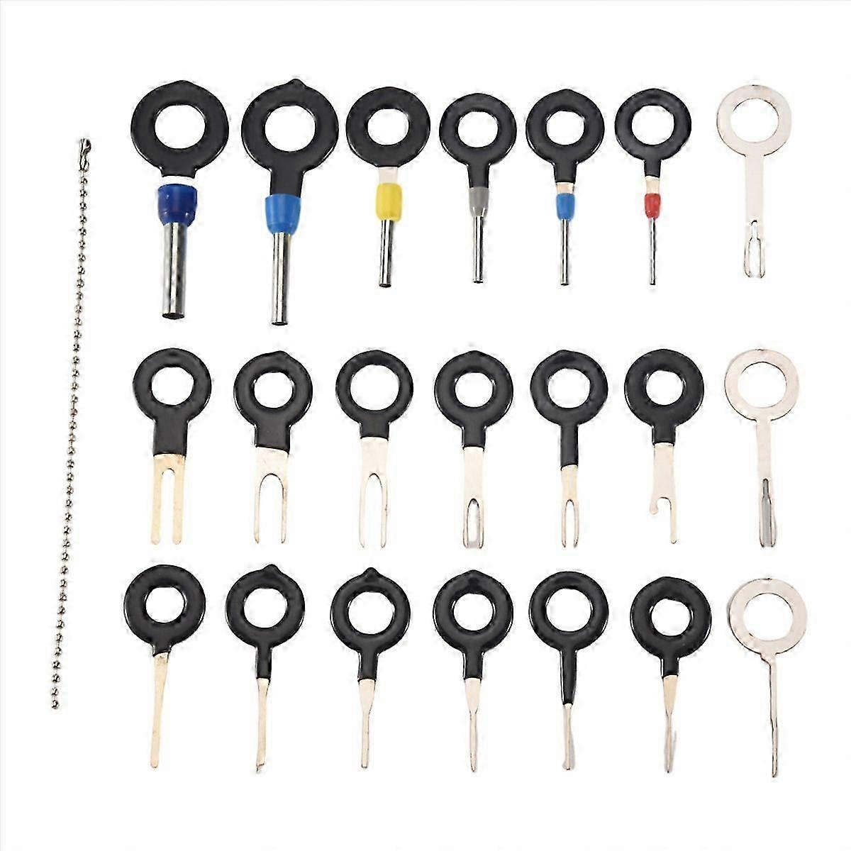 21Pcs Terminals Removal Key Tools Set compatible withCar, Auto Electrical