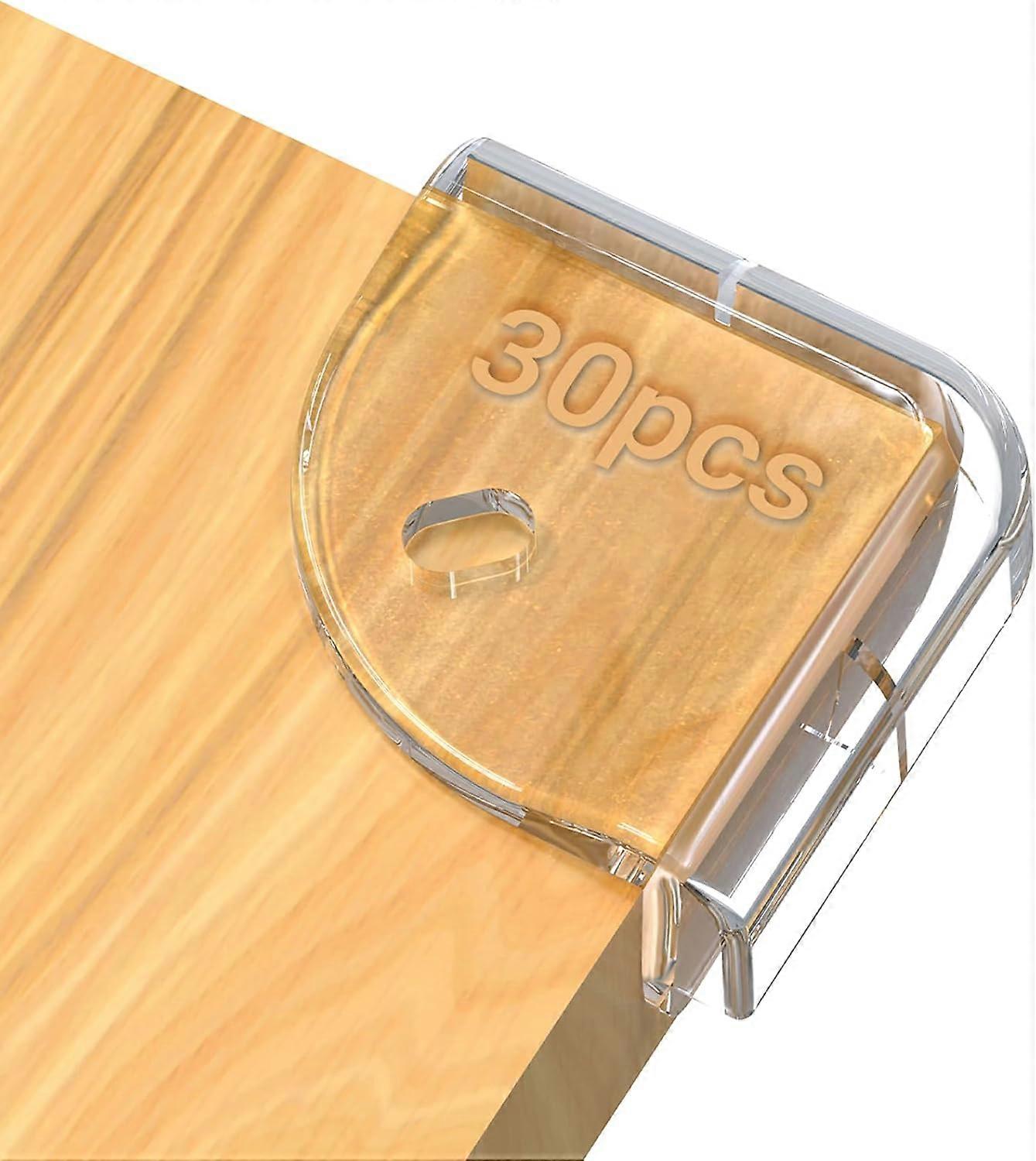 30 Pieces Invisible Corner Protectors, Double-Layer  PVC Corner Guards