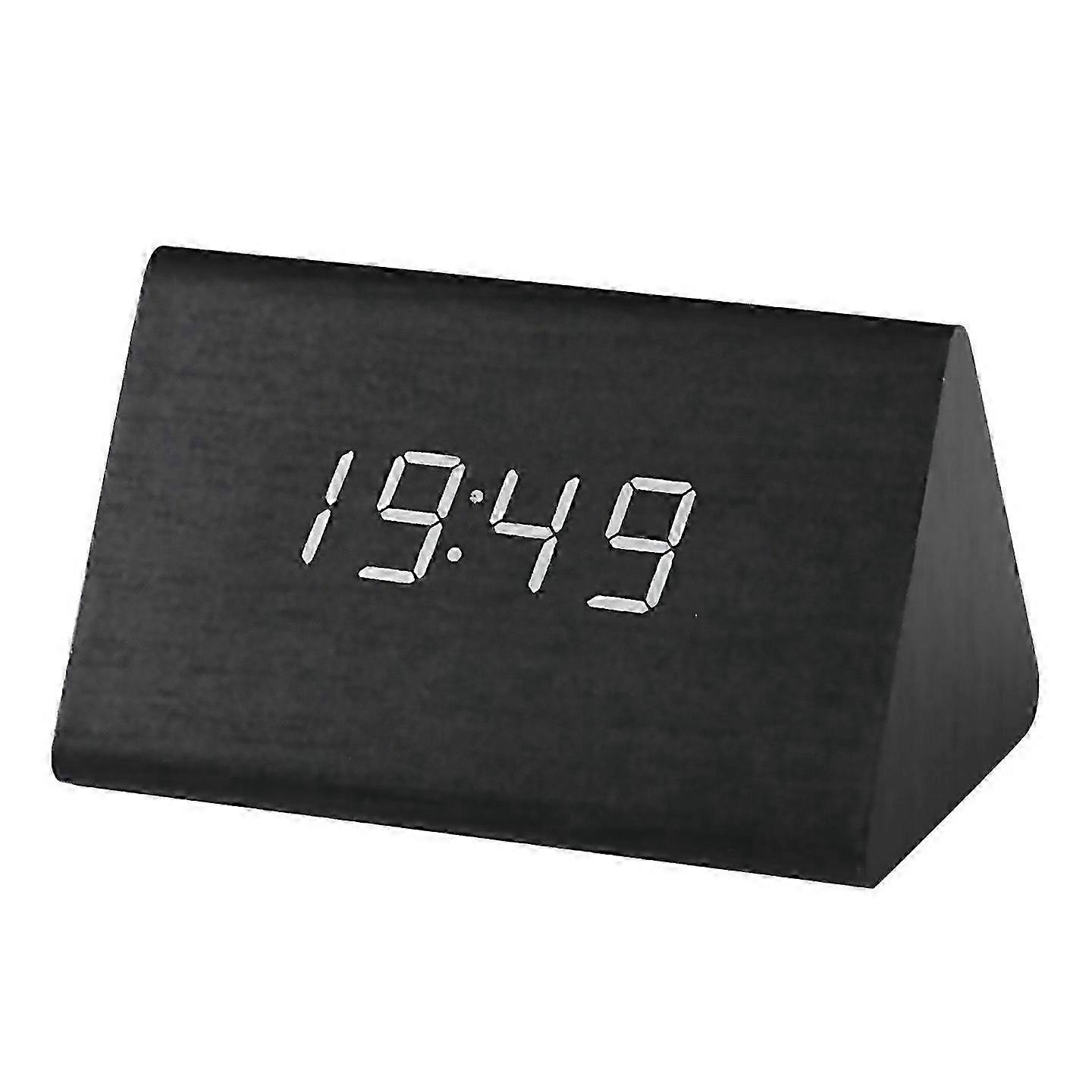 For Wooden Clock Multifunctional Led Electronic Alarm Clockd