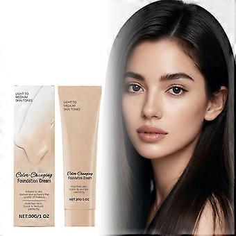 Color Changing Foundation with Intelligent Shade Matching, Long Lasting Medium Coverage, 1 fl oz