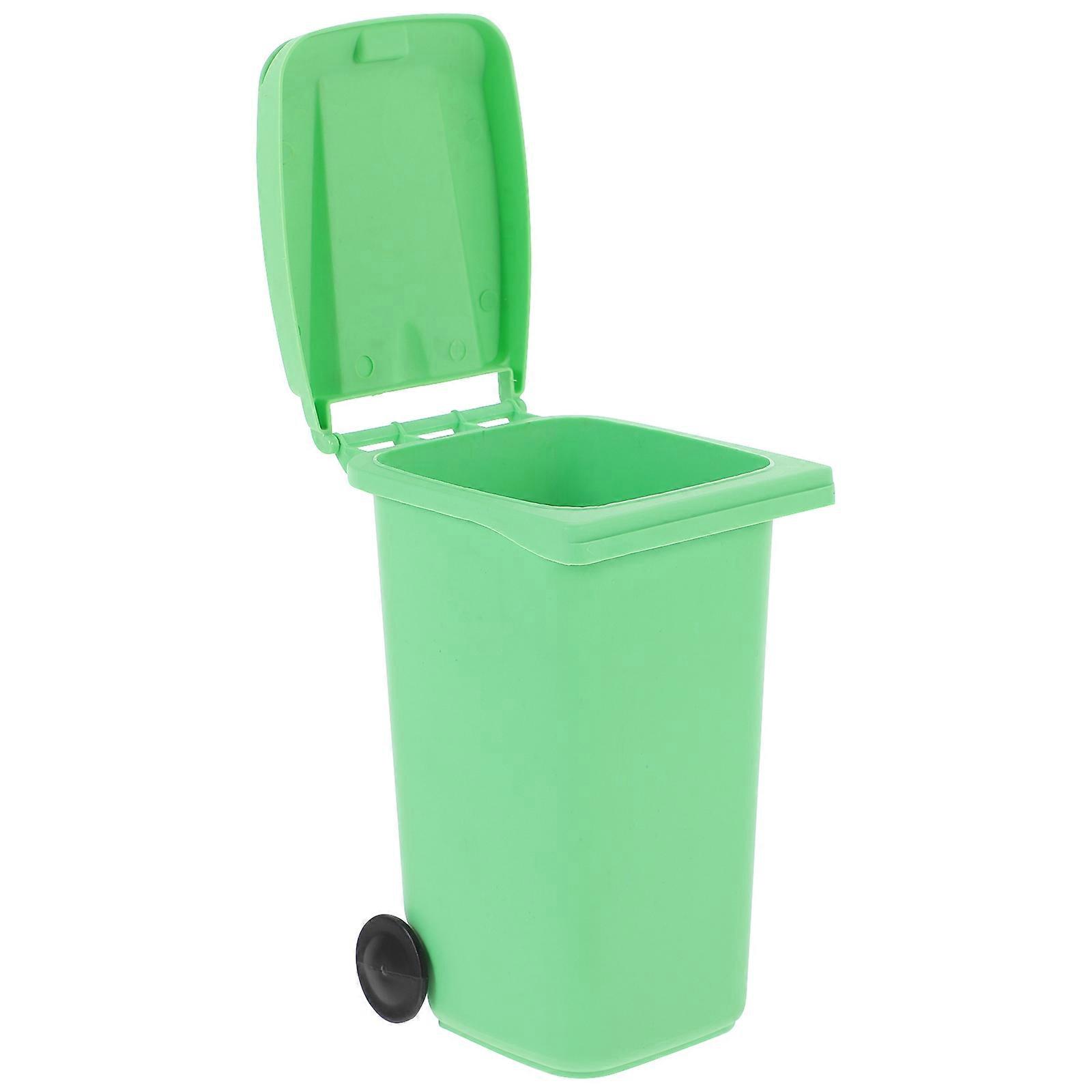 Desktop Trash Can Multi Function with Lid for Storage Use Mini Desktop Trash Can