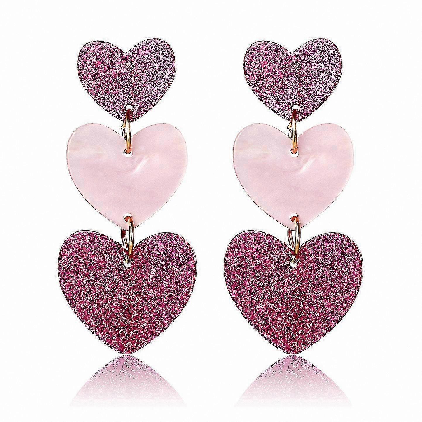 Y2K Big Hoop Dangle Earrings, Cute and Fun