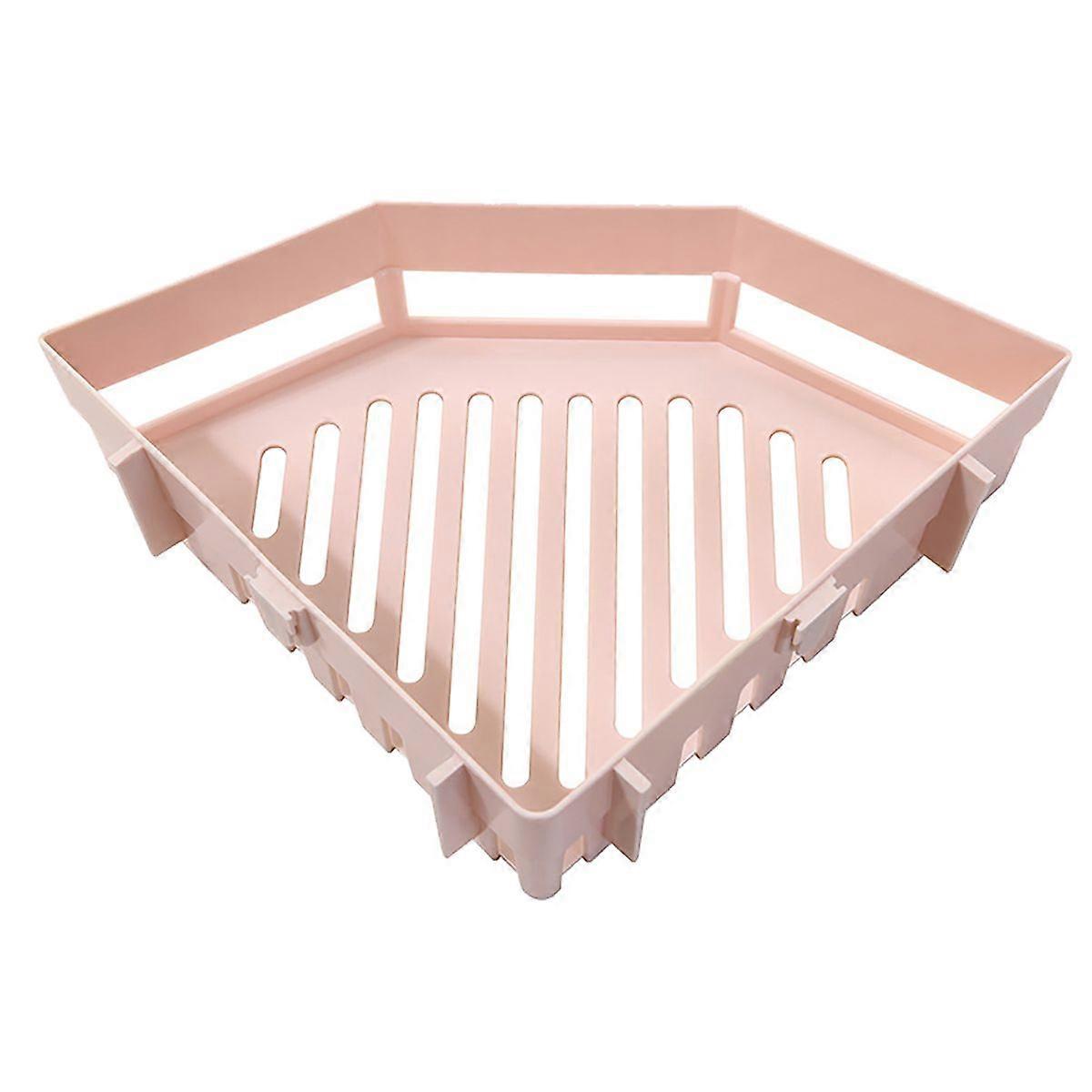 Corner Shower Caddy Triangular Wall Mounted Space Saving Shelf