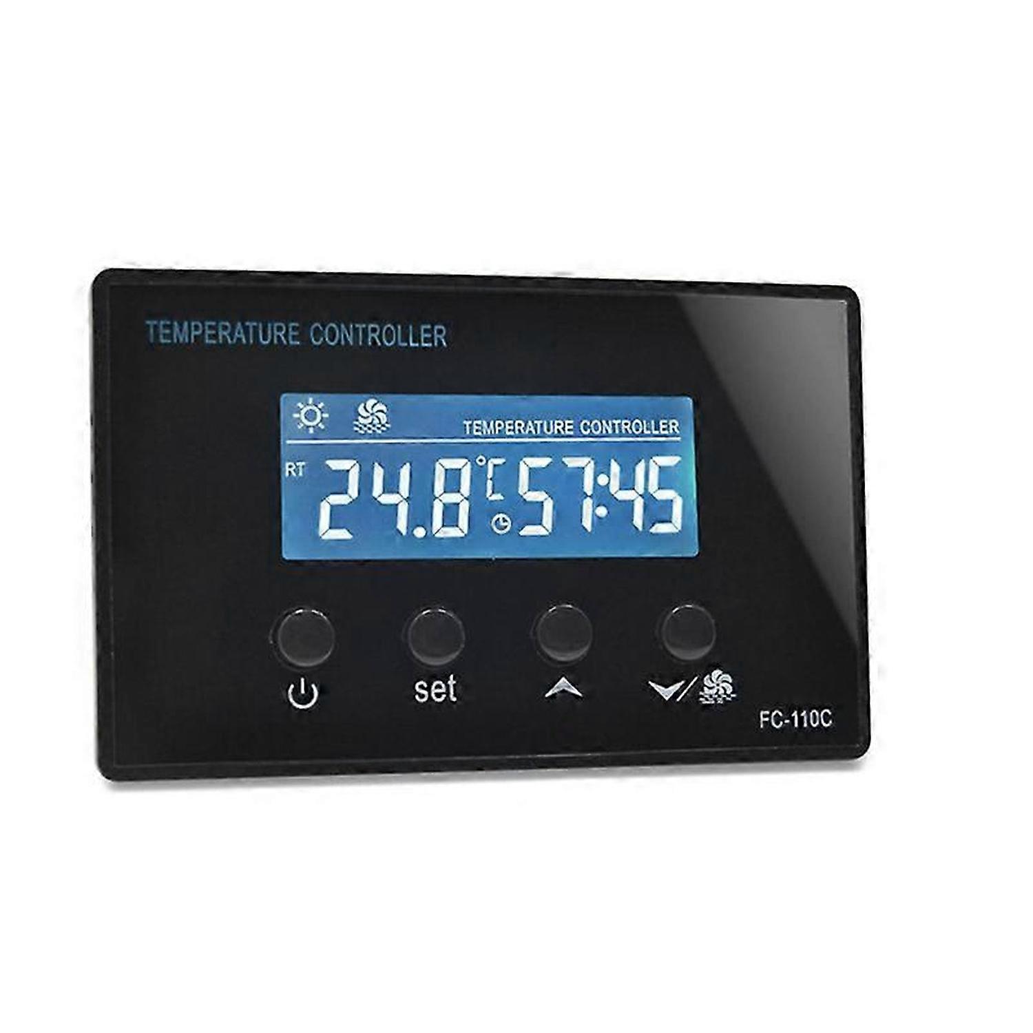 FC-110C 230V10A LCD Mini Sauna Room Foot Spa Digital Temperature Controller with Countdown Timer Reg