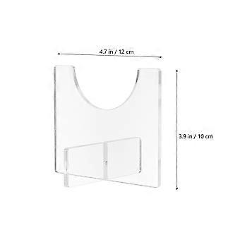 2 PCS Soporte de escritorio Clear Baseball Bat Shelf Single Baseball Bat Brackets Baseball Bat Bracket Baseball Bat Organizer