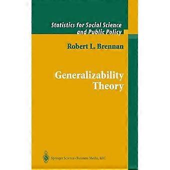 Generalizability Theory - Robert L. Brennan - Hardcover - English Book - Sports & Hobbies