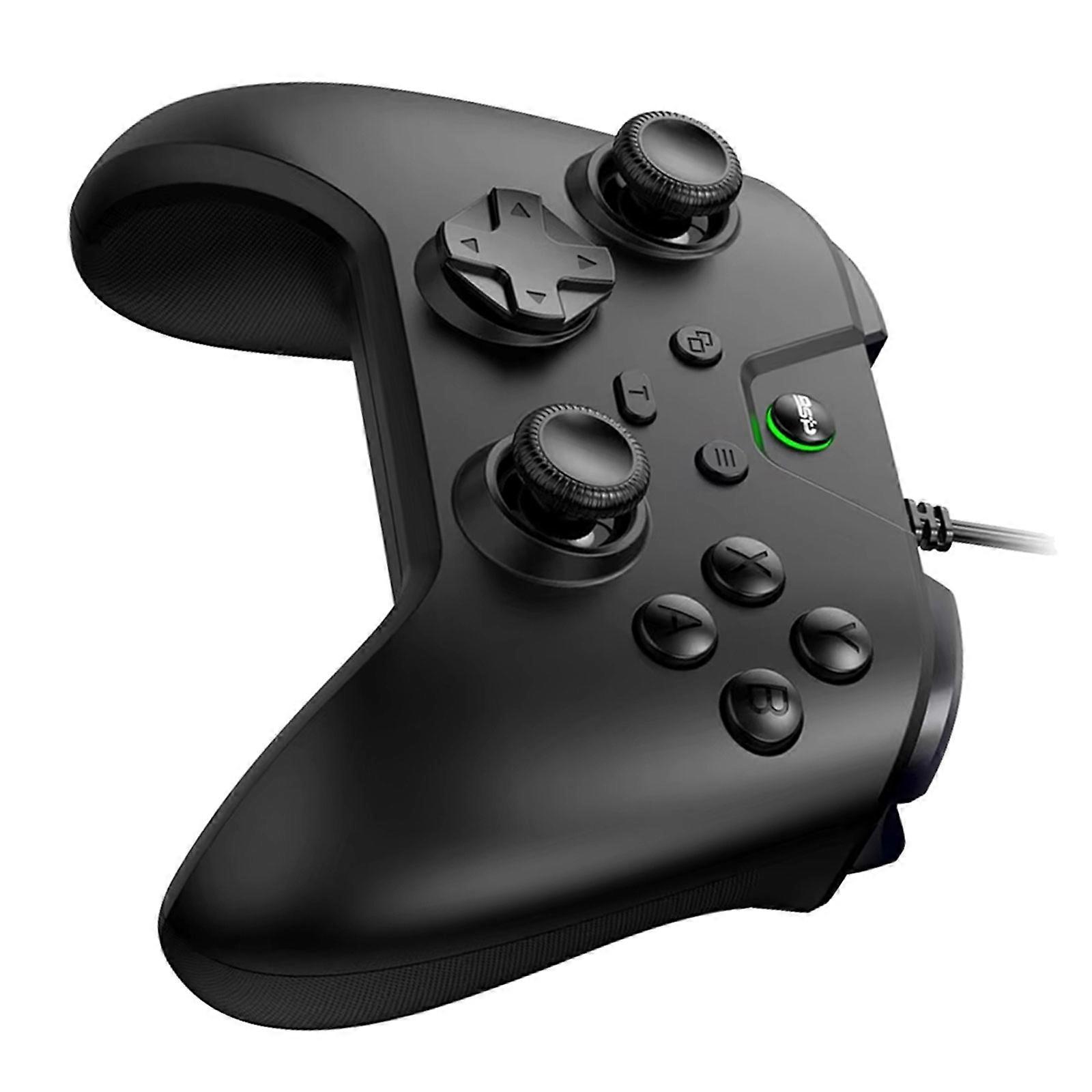 Universal USB Game Controller With Smooth Controls And Sturdy Construction Enhances Wire Gamepad  Black