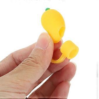 Lot de 6 embouts de paille anti-poussière réutilisables en silicone pour 1,2 L (40 oz).