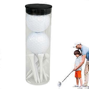Durable Golf Training Balls Practice Kit Indoor Outdoor Set to Improve Swing Accuracy, Creative Fun Design for Technique