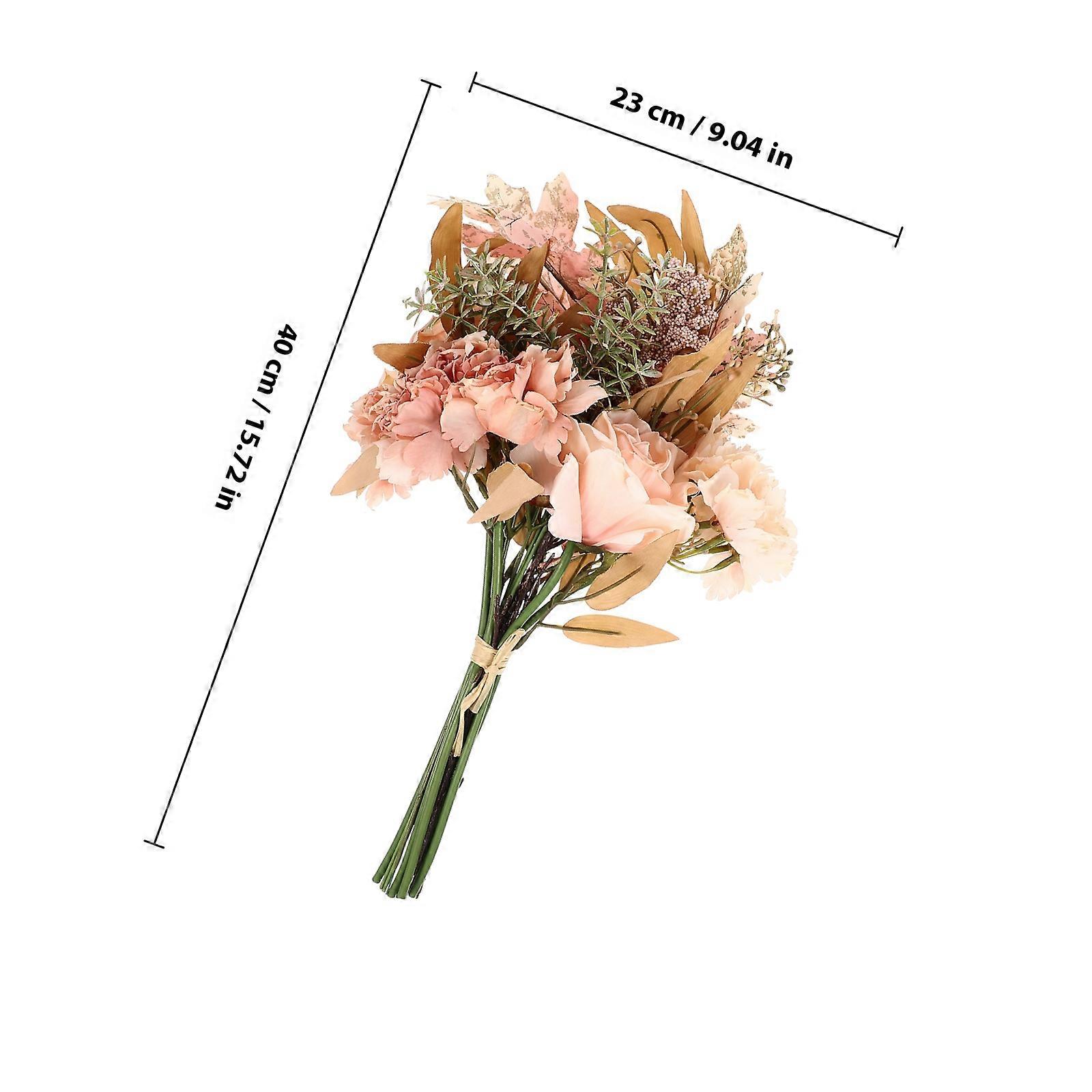 Simulation Rose Bouquet for Wedding Decor Artificial Plastic Flowers