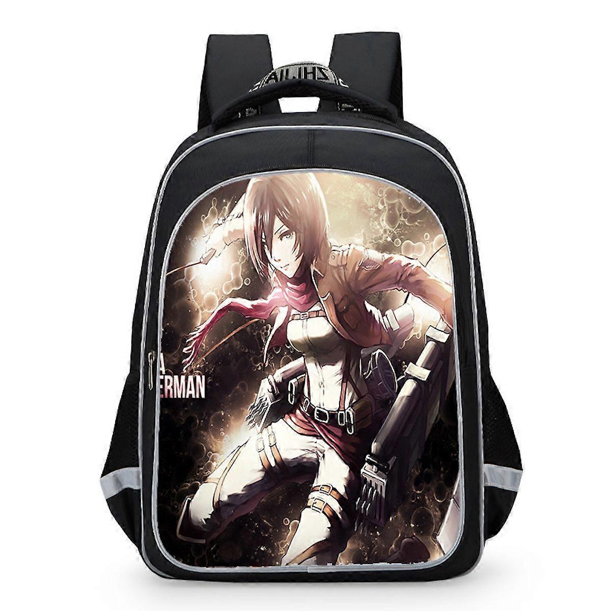 Anime Attack on Titan Backpack Scatchel Students Polyester Bag for Students