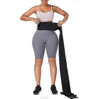 Treinador de cintura para mulheres arrebatar enfaixar suor de barriga embrulhar plus size treino aparador de cintura para esporte de ginástica
