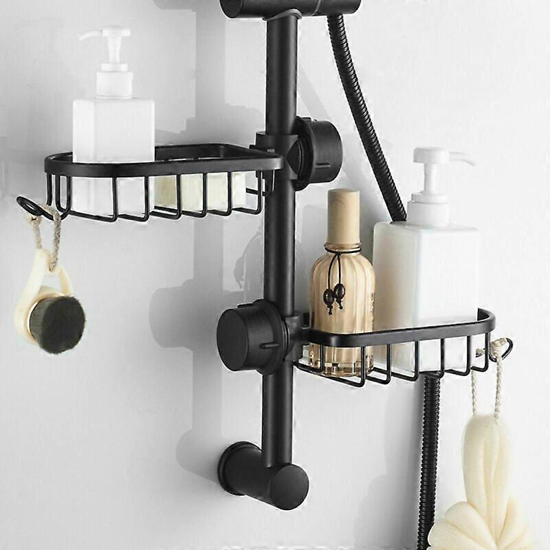 Telescopic Sink Caddy, Rust-Proof Sponge Holder, Super-Draining Shower Shelf