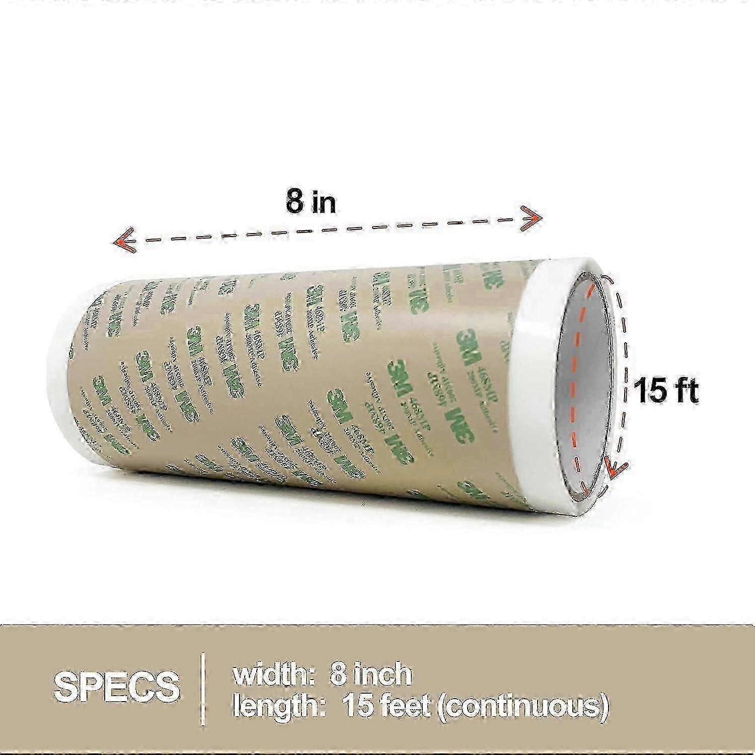 Double Sided Adhesive Transfer Tape 8' Width x 15 ft Rolla