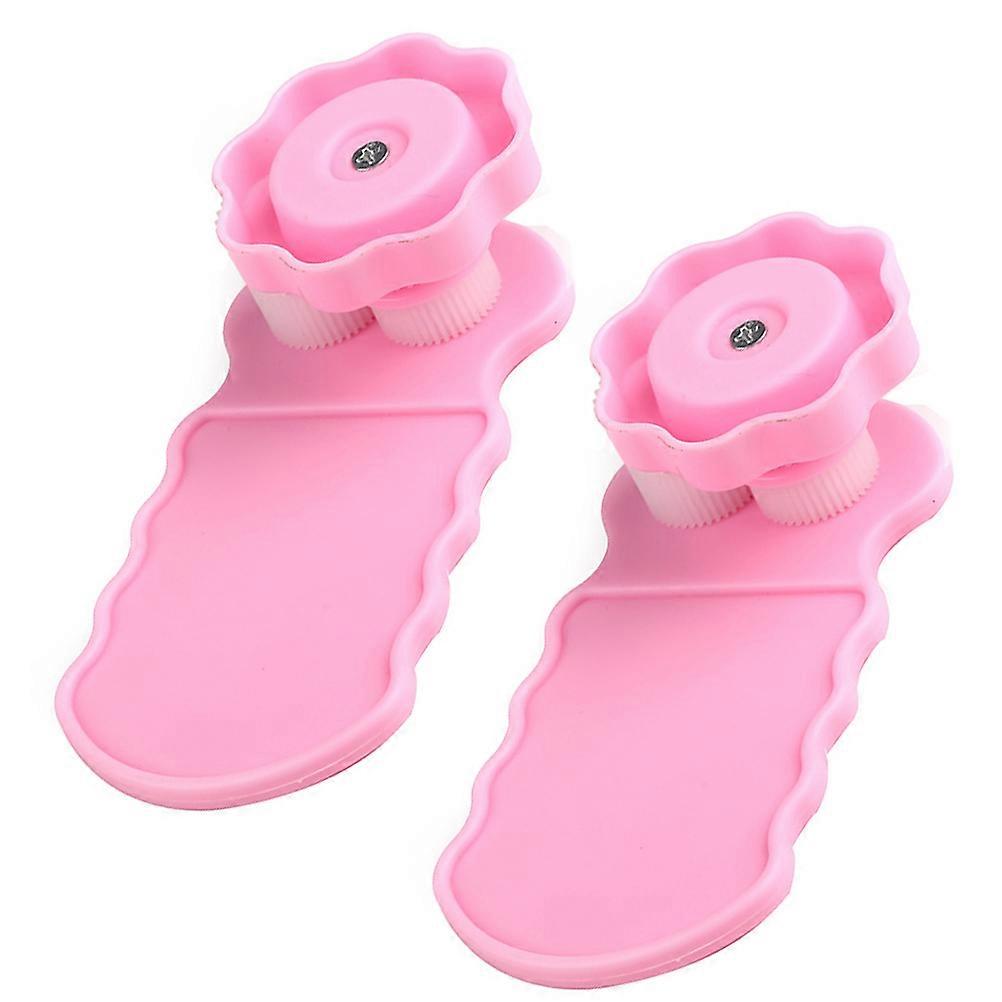 DIY Paper Quilling Tool Plastic Wave Shape Rolling Tool 2Pcs Pink