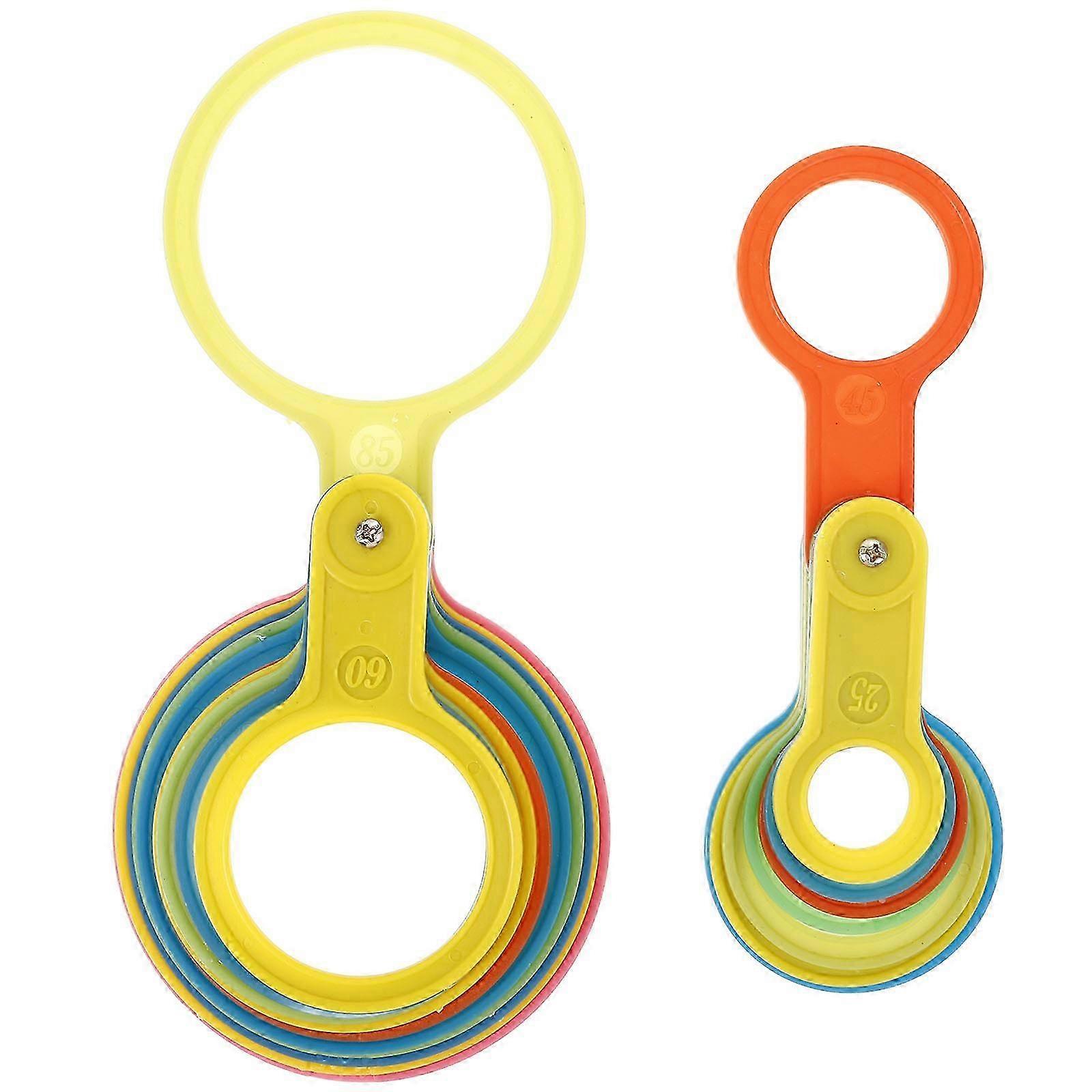 Fruit Measuring Circle Plastic Device for Measuring Use 2Sets,New 2026