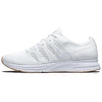Nike Flyknit Trainer Wit Gum Stof Antislip Lichtgewicht Lage Casual Schoenen Unisex Wit AH8396-102