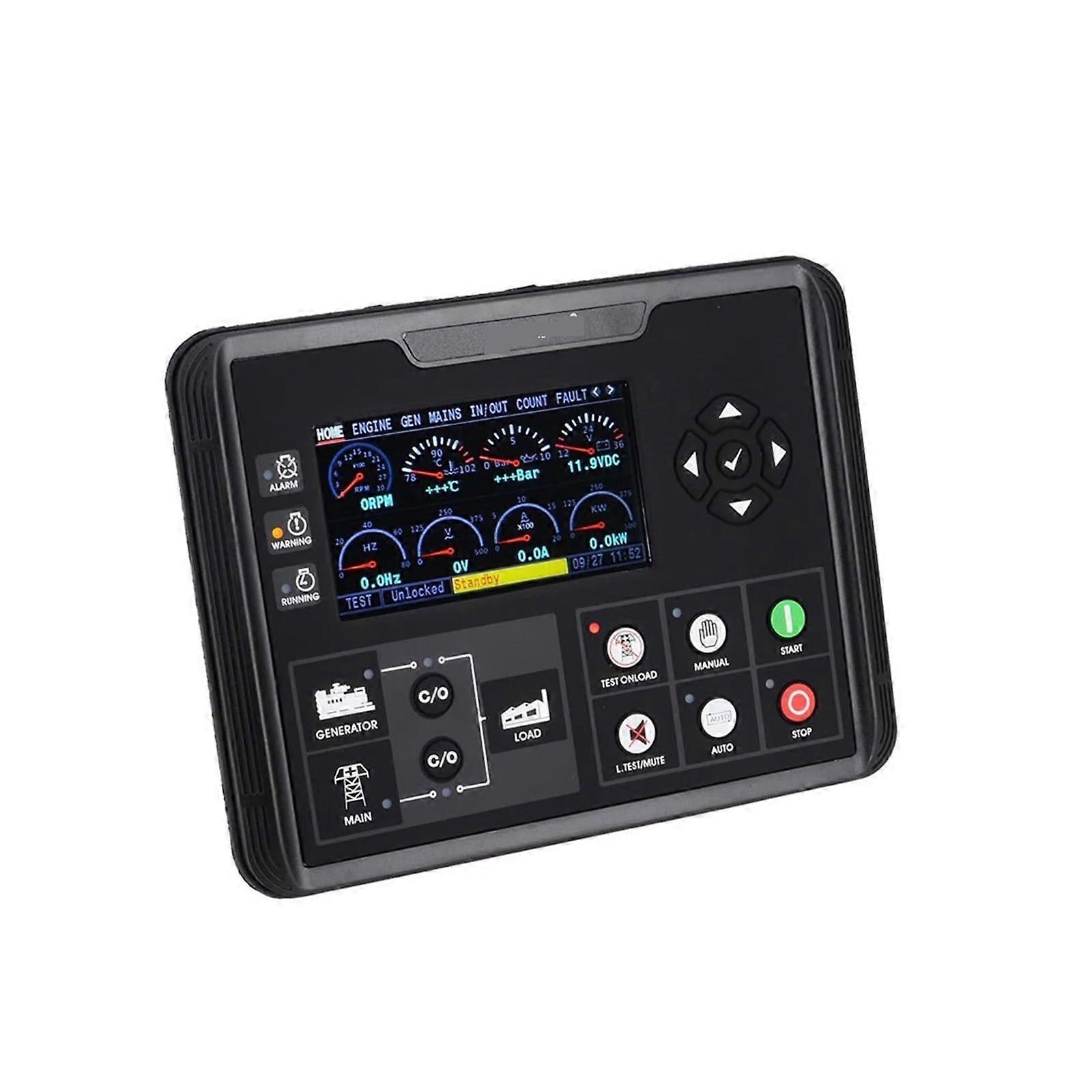 DC60DR Generator Controller Panel LCD Display, Easy Replacement for Gasoline Genset