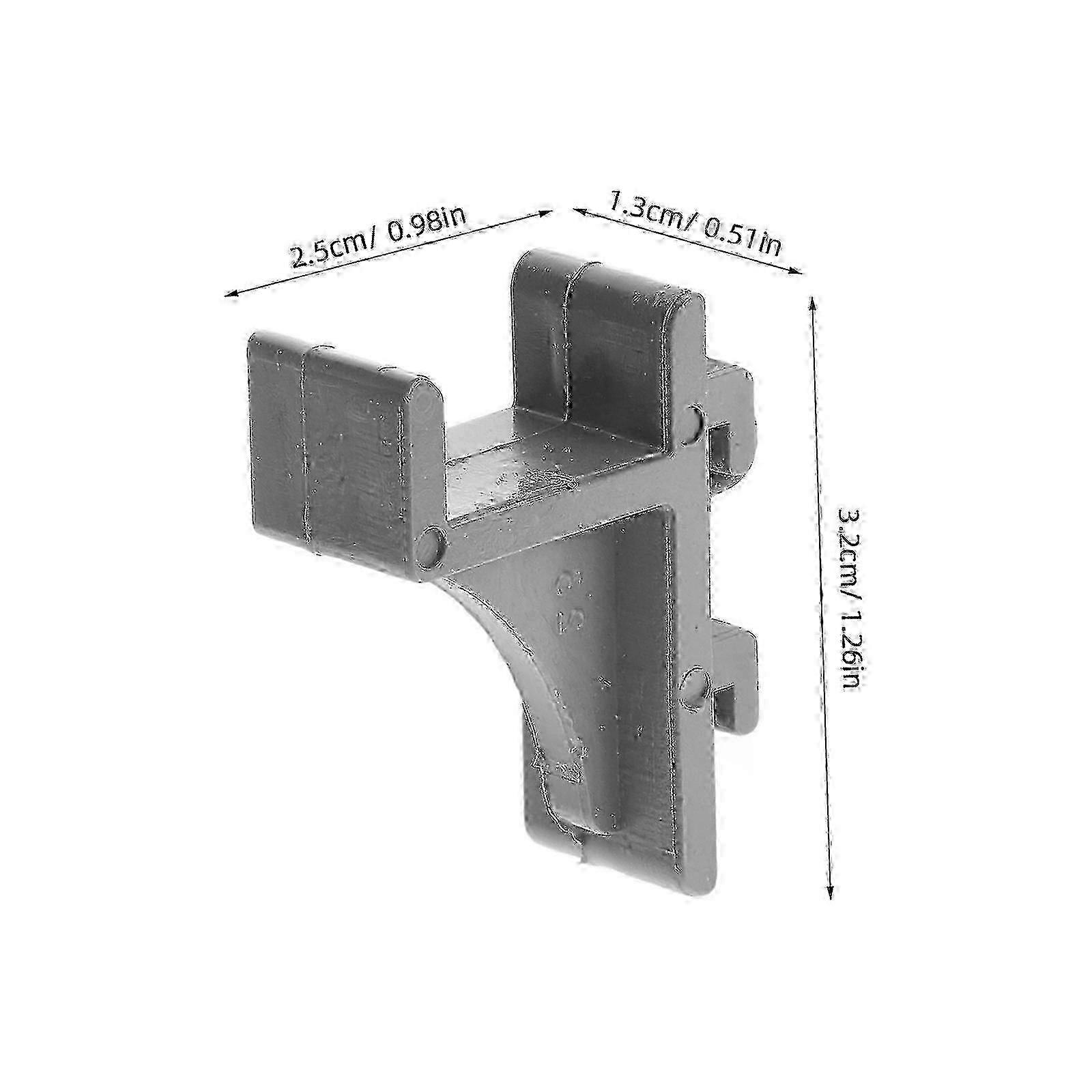 Plastic shelf clips 10pcs compatible with freezer refrigerator support
