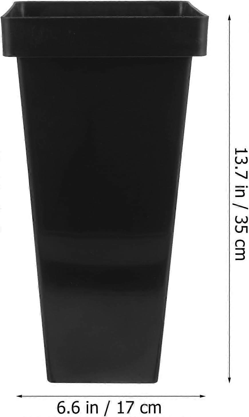 Black Plastic Umbrella Rack Stand for Entryway Corner Storage