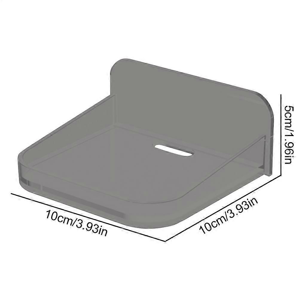 Floating Camera Wall Mount wall mounted security camera bracket Clear Shelf Tiny Wall Shelf for Window Apartment Renter