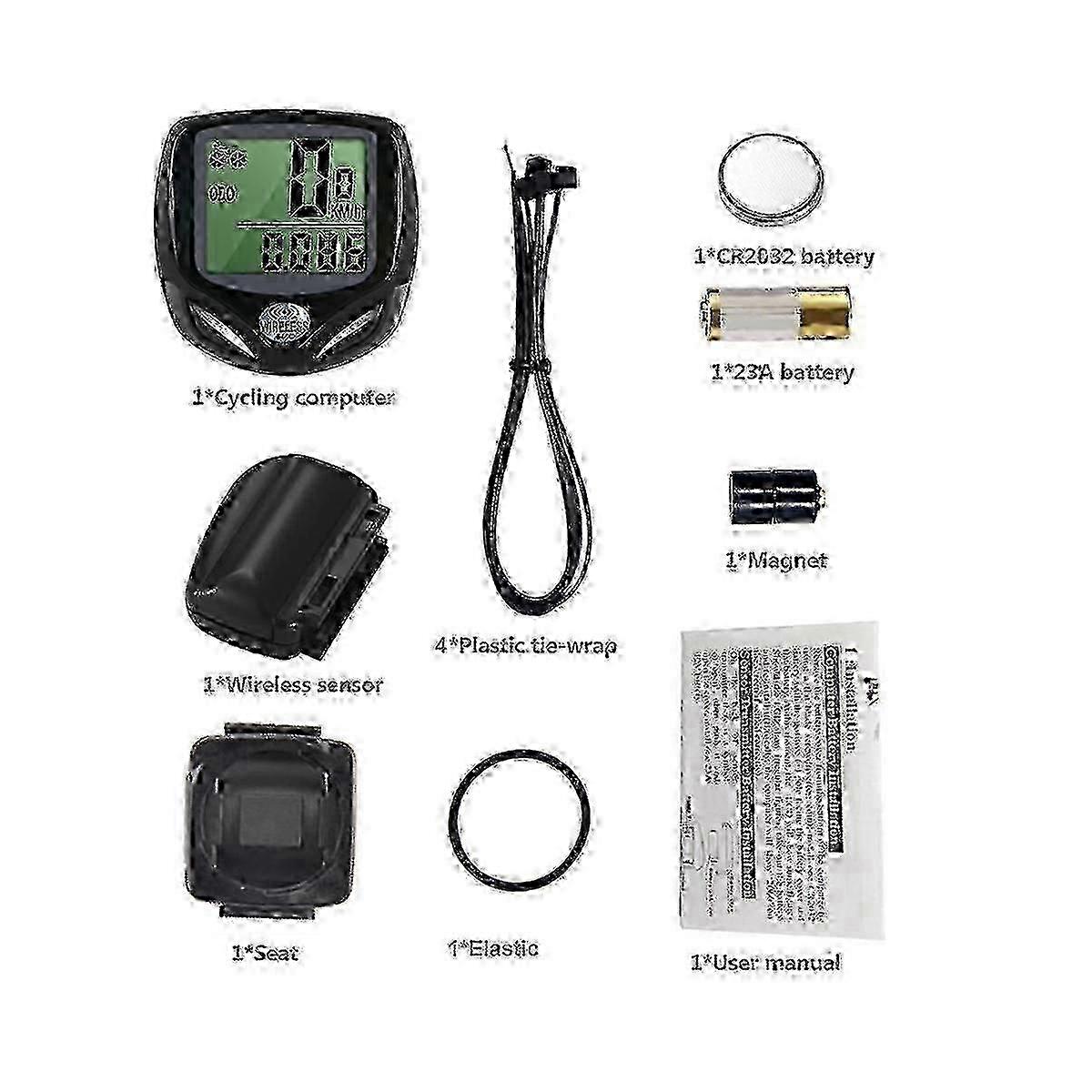 Bicycle Wireless Waterproof Magnet Sensor Bicycle Speedometer Digital Odometer Multifunctional Bicy