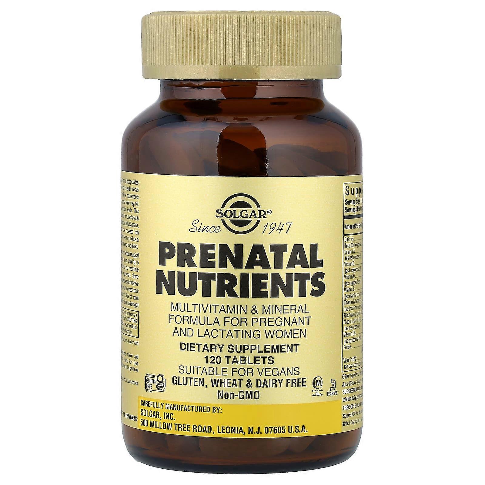 Solgar, Prenatal Nutrients, 120 Tablets
