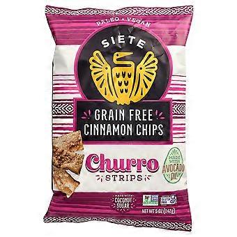 Siete, Grain Free Cinnamon Chips, Strips, Churro, 5 oz (142 g)