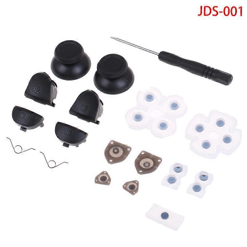 1Set Ps4 Controller Part Trigger Buttons Analog Stick + Conductive Rubber Button