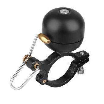 R10 Bike Bell Bicycle Safety Alarm Bell Alloy Body Retro Brass Loud Crisp Sound Road Mountain Bike Accessory Bicycle Horn Adults Kids Boy Bell