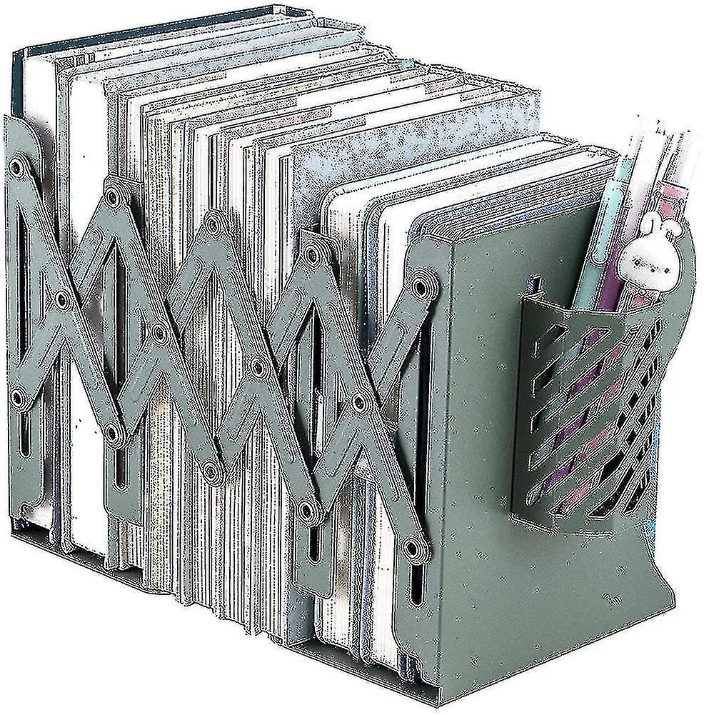 Adjustable Bookend For File Magazine Binder Holder, Book End For Heavy Book