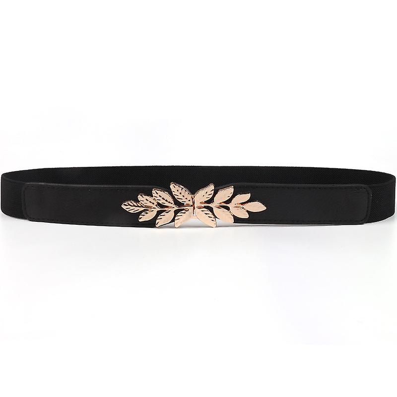 Ladies Slim Fashion Waist Belt Dress Access Thin Shiny Skinny Women(1pcsblack)