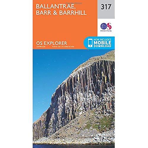 OS Explorer Map (317) Ballantrae, Barr und Barrhill