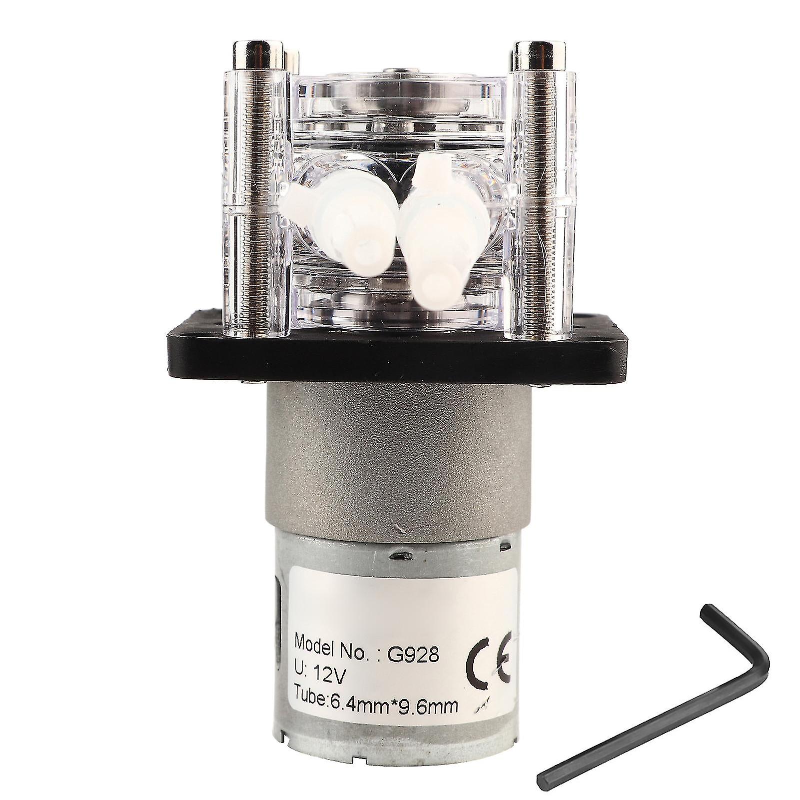 Dc 12v High Stream Peristaltic Pump Tube Vacuum For Aquarium Lab Analytical Water