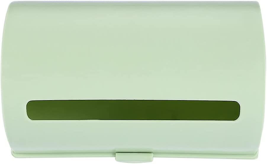 Bag Dispenser, Back Adhesive Wall Mount Trash Garbage Plastic Bag Storage Box Organizer Rack Kitchen