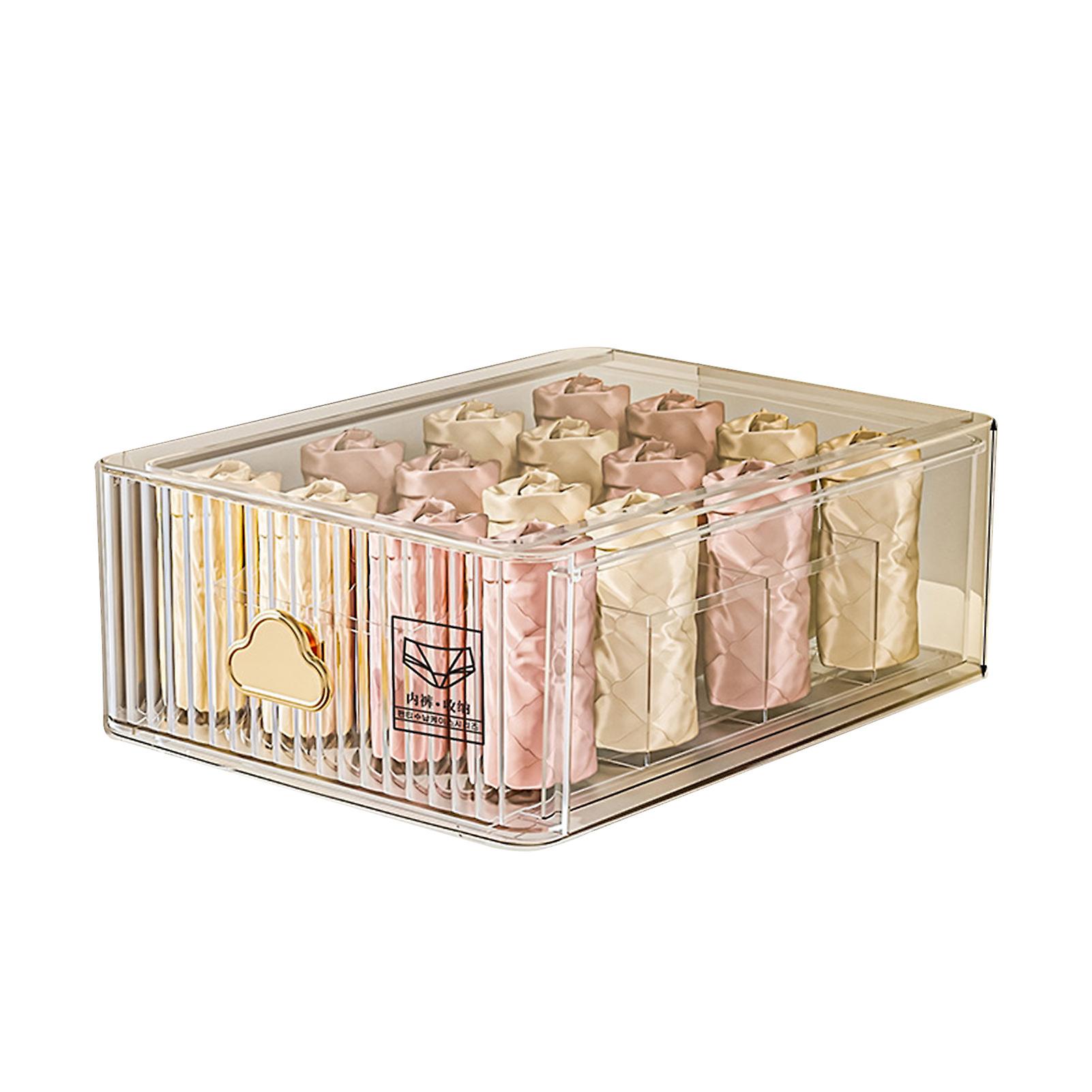 Stackable Underwear Organizer Bins Multi-use Organizer Bins