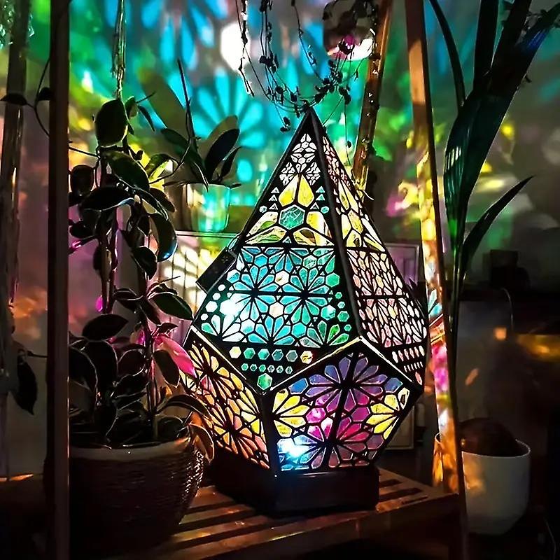 Bohemian Lamp Palm Starry Sky Projection Lamp Bringing Romance Home