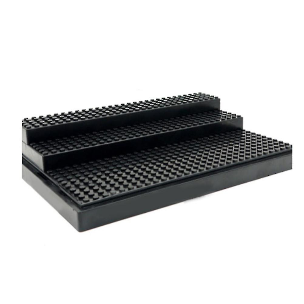 3 Steps Display Case Acrylic Box Dustproof Display Case for Blocks Plastic Display Box