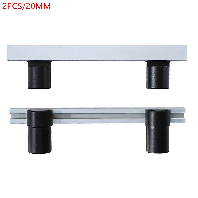 Woodworking Bench Dog Hole Baffle 19/20mm Aluminum Alloy Positioning Planing Stop Adjustable Limit Tenon Block For Work Table