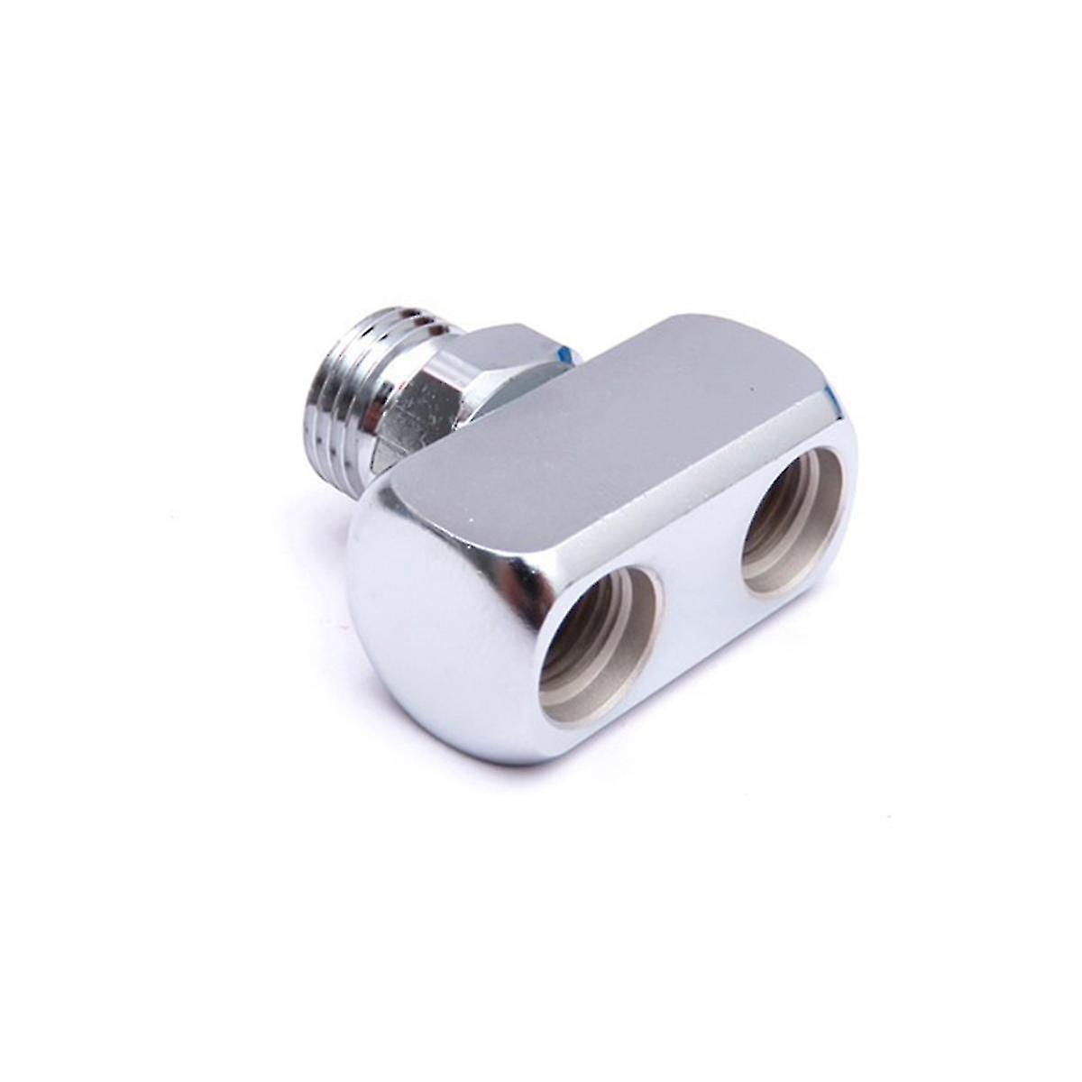 Diving Regulator Connected To Bcd3-way Tee Connector 1x9/16-18 2a Unf To 2x3/8-24 Unf
